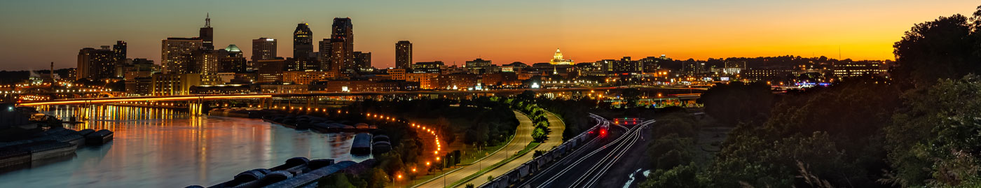 View from Indian Mounds Regional Park